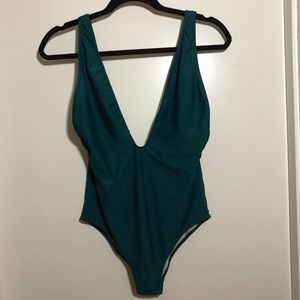 Emerald Green One Piece Swimsuit